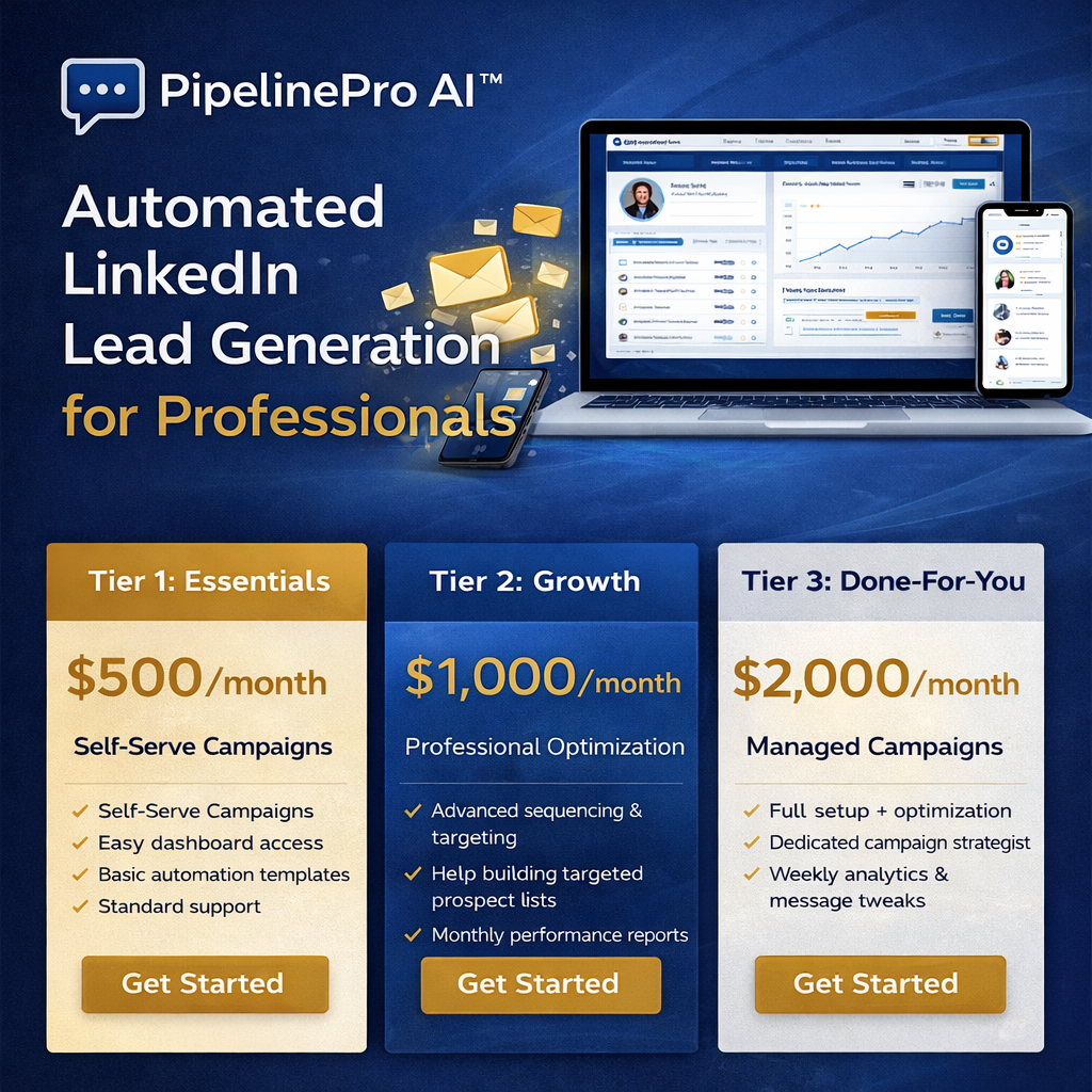 PipelinePro AI™ - Automated Prospecting & Lead Generation for Professionals