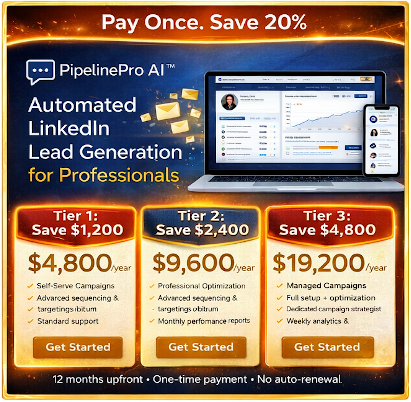 PipelinePro AI™ — Annual Access (Save 20%)