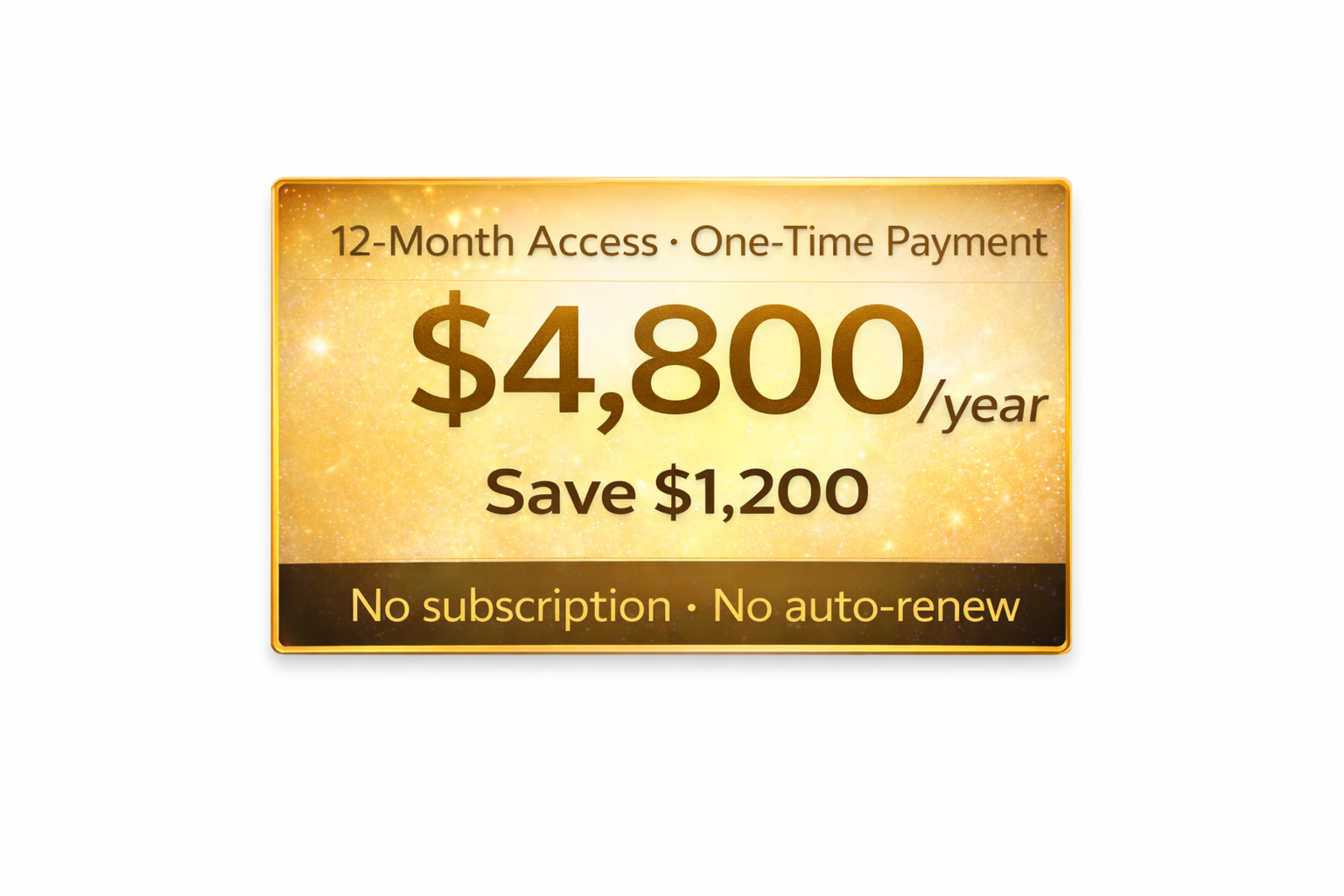PipelinePro AI™ — Annual Access (Save 20%)