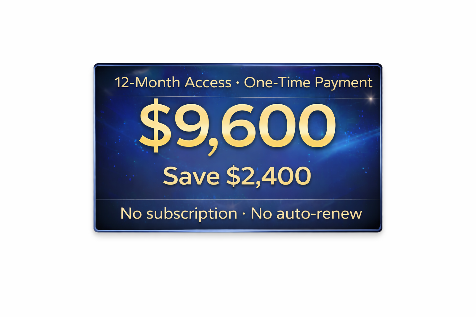 PipelinePro AI™ — Annual Access (Save 20%)